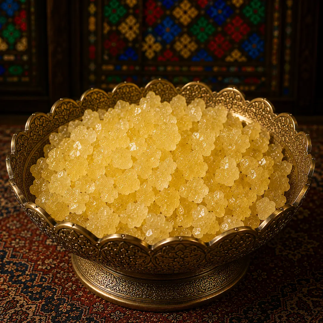 نبات یزد خرده زعفرانی